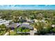 Aerial view of a single Gathering home with a large backyard and pool at 4817 Sarasota Ave, Sarasota, FL 34234