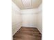 Large walk-in closet with wire shelving at 1185 Villagio Cir # 207, Sarasota, FL 34237