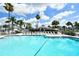Large community pool with plenty of seating at 1328 Siesta Bayside Dr # 1328-C, Sarasota, FL 34242