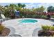 Community hot tub with surrounding landscaping at 15625 San Lazzaro Ave, Bradenton, FL 34211
