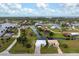 Aerial view of the property and surrounding neighborhood at 16381 Cape Horn Blvd, Punta Gorda, FL 33955