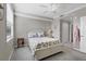 Cozy bedroom with a queen-size bed and ample closet space at 17626 Gawthrop Dr # 201, Bradenton, FL 34211