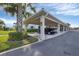 Covered parking with ample space for residents at 17626 Gawthrop Dr # 201, Bradenton, FL 34211