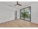 Large bedroom with a private balcony and natural light at 2038 Datura St, Sarasota, FL 34239