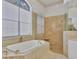 Bathroom boasts a soaking tub and separate shower at 5331 Siesta Cove Dr, Sarasota, FL 34242
