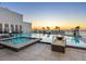 Relax in this hot tub overlooking the bay at sunset at 540 N Tamiami Trl # 1201, Sarasota, FL 34236