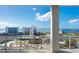 Balcony offering scenic water and city views at 540 N Tamiami Trl # 1201, Sarasota, FL 34236