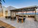 Rooftop outdoor kitchen with grilling and dining areas at 540 N Tamiami Trl # 1201, Sarasota, FL 34236