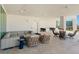 Relaxing patio with seating and city views at 540 N Tamiami Trl # 1201, Sarasota, FL 34236