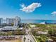 Aerial view showing the surrounding neighborhood at 540 N Tamiami Trl # 1201, Sarasota, FL 34236