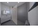 Modern bathroom with walk-in shower and sleek fixtures at 0 Casey Key Rd, Nokomis, FL 34275