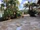 Spacious flagstone patio perfect for outdoor entertaining at 1348 Harbor Dr, Sarasota, FL 34239