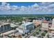 Aerial view of the building and surrounding cityscape at 1990 Main St # 15, Sarasota, FL 34236