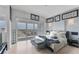 Bright bedroom with a king-size bed and city view at 1990 Main St # 15, Sarasota, FL 34236