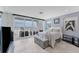 Bedroom with city views and private balcony access at 1990 Main St # 15, Sarasota, FL 34236