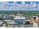 Aerial perspective of building and neighborhood at 1990 Main St # 15, Sarasota, FL 34236