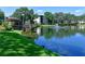 Scenic lake view with gazebo and fountain at 315 30Th W Ave # B311, Bradenton, FL 34205