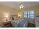 Comfortable bedroom features a ceiling fan and a light and airy aesthetic at 315 30Th W Ave # B311, Bradenton, FL 34205