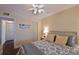 Comfortable bedroom features a ceiling fan and a light and airy aesthetic at 315 30Th W Ave # B311, Bradenton, FL 34205