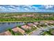 Aerial view of property, highlighting its waterfront location at 335 River Enclave Ct, Bradenton, FL 34212