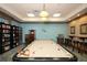 Clubhouse game room with billiard table and library at 335 River Enclave Ct, Bradenton, FL 34212