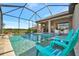 Enjoy this refreshing pool and spa, complete with a screened enclosure and comfortable seating at 4612 Stickley Ct, Palmetto, FL 34221