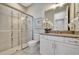 Modern bathroom with a large shower and vanity at 4612 Stickley Ct, Palmetto, FL 34221