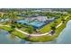 Well maintained tennis and pickleball courts at 4612 Stickley Ct, Palmetto, FL 34221