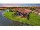 Single Gathering home on the lake with a private pool at 4612 Stickley Ct, Palmetto, FL 34221