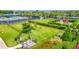 Community dog park with fenced area and waste disposal at 4612 Stickley Ct, Palmetto, FL 34221