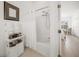 Bathroom with bathtub and shower at 4708 Sabal Key Dr, Bradenton, FL 34203