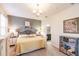 Spacious main bedroom with a large bed and attached bathroom at 8256 Enclave Way # 101, Sarasota, FL 34243