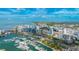 Aerial perspective showing the building's location in the city at 33 S Gulfstream Ave # 307, Sarasota, FL 34236