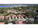 Aerial view showcasing a home's location in a community near the water at 3314 Chelmsford Ct # 19, Sarasota, FL 34235