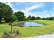 Golf course with pond and lush green landscaping at 3712 Hampshire Ln # 5623, Sarasota, FL 34232