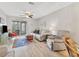 Bright and airy living room with hardwood floors and comfortable furniture at 4803 Park Acres Dr, Bradenton, FL 34207