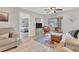 Relaxing living room, featuring ample seating and access to a patio at 4803 Park Acres Dr, Bradenton, FL 34207