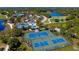 Aerial view of community tennis and pickleball courts at 6023 Wingspan Way, Bradenton, FL 34203