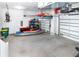 Garage with overhead storage for kayaks and other items at 85 Spaniards Rd, Placida, FL 33946