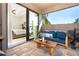 Outdoor patio with comfortable seating and a view of the bedroom at 85 Spaniards Rd, Placida, FL 33946