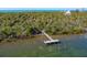 Private dock on a secluded waterfront property at 85 Spaniards Rd, Placida, FL 33946