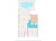 Detailed floor plan showcasing the layout with a pool, kitchen, living room, and Primary bedroom with walk-in closets at 1868 Scarlett Ave, North Port, FL 34289