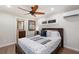 Bright bedroom with ensuite bathroom and tranquil decor at 2364 Floyd St, Sarasota, FL 34239