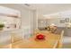 Dining area with a view of the living room and kitchen at 381 Bobby Jones Rd # 381, Sarasota, FL 34232
