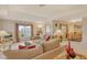 Bright living room featuring comfortable seating and dining area at 381 Bobby Jones Rd # 381, Sarasota, FL 34232