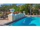 Inviting pool with decorative features at 4134 Central Sarasota Pkwy # 1734, Sarasota, FL 34238