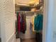 Well-organized closet with ample shelving and hanging space at 449 Botticelli Dr # 449, Nokomis, FL 34275