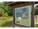 Community park map provides information and directions in a nature filled area at 5395 Christie Ann Pl # 9, Sarasota, FL 34233