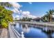 Scenic canal views from private backyard at 575 Fore Dr, Bradenton, FL 34208