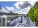 Private dock with boat access on a tranquil canal at 575 Fore Dr, Bradenton, FL 34208